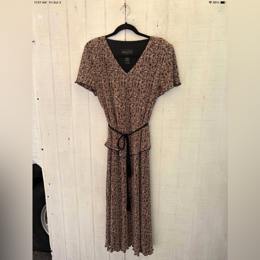 Connected Apparel Elegant Black Dress